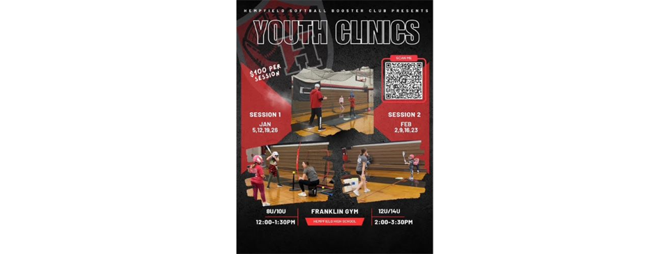 High School Softball 2025 Booster Club Winter Clinics